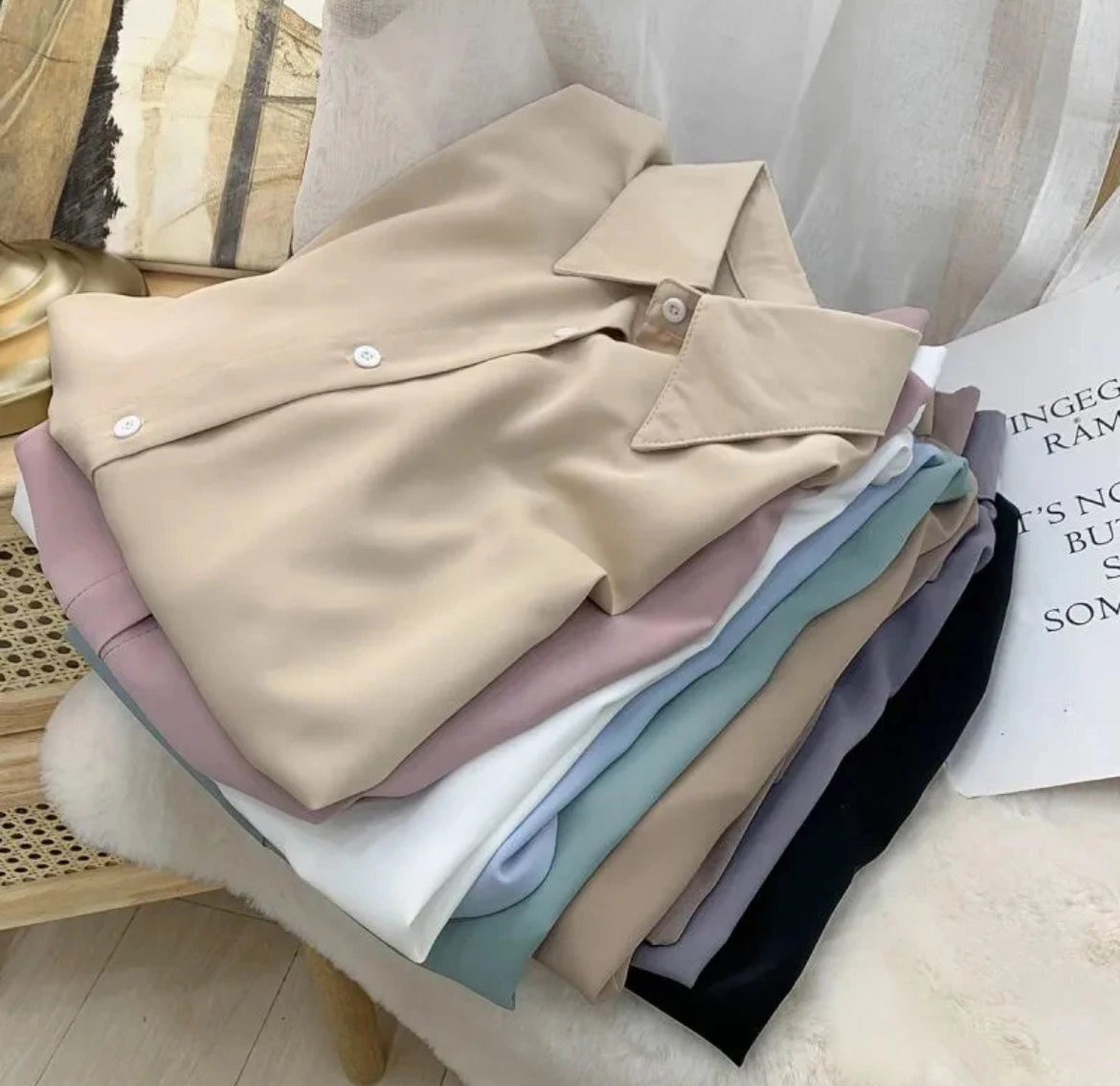 Korean Office Blouse