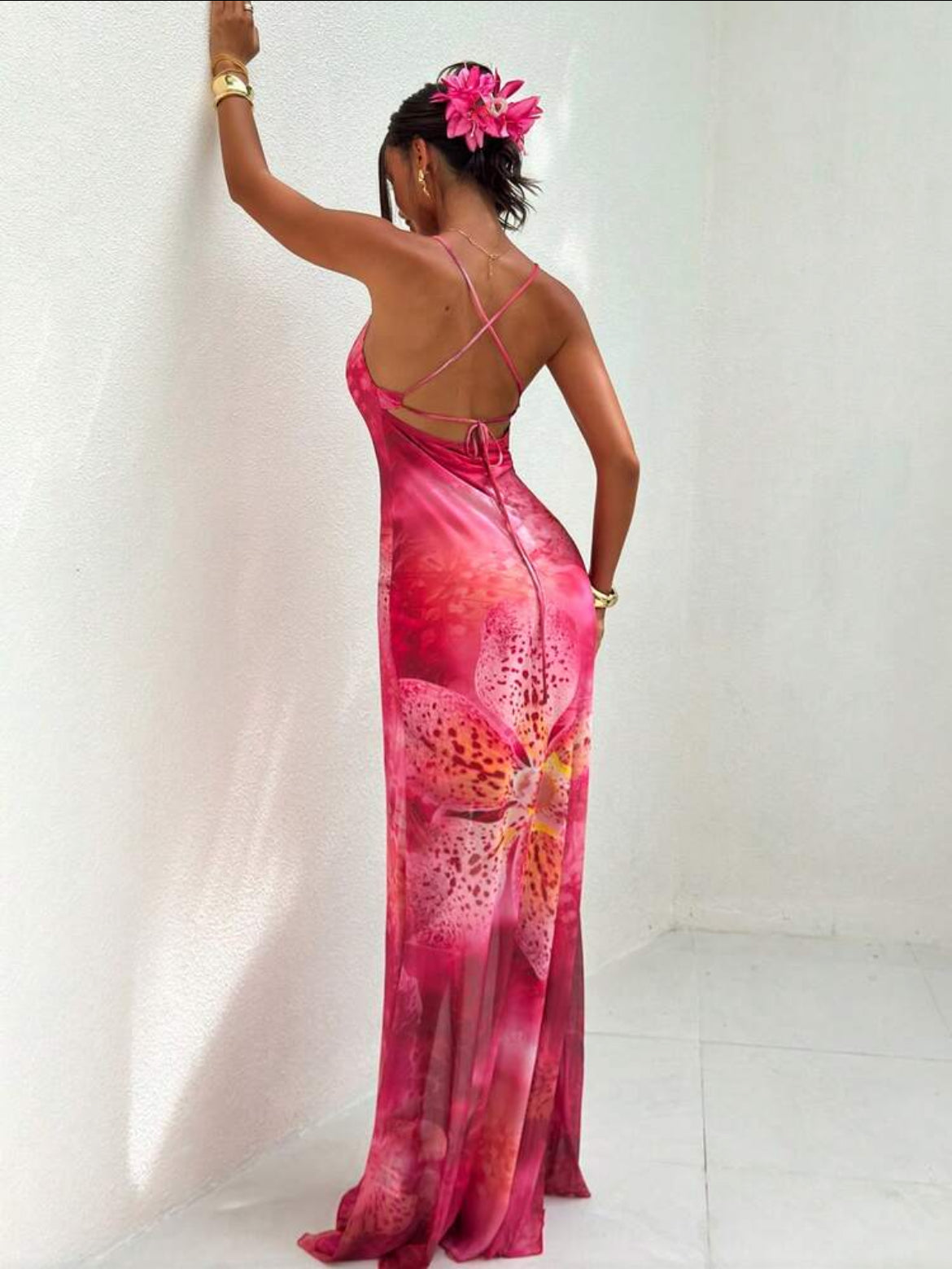Printed Sleeveless Dress