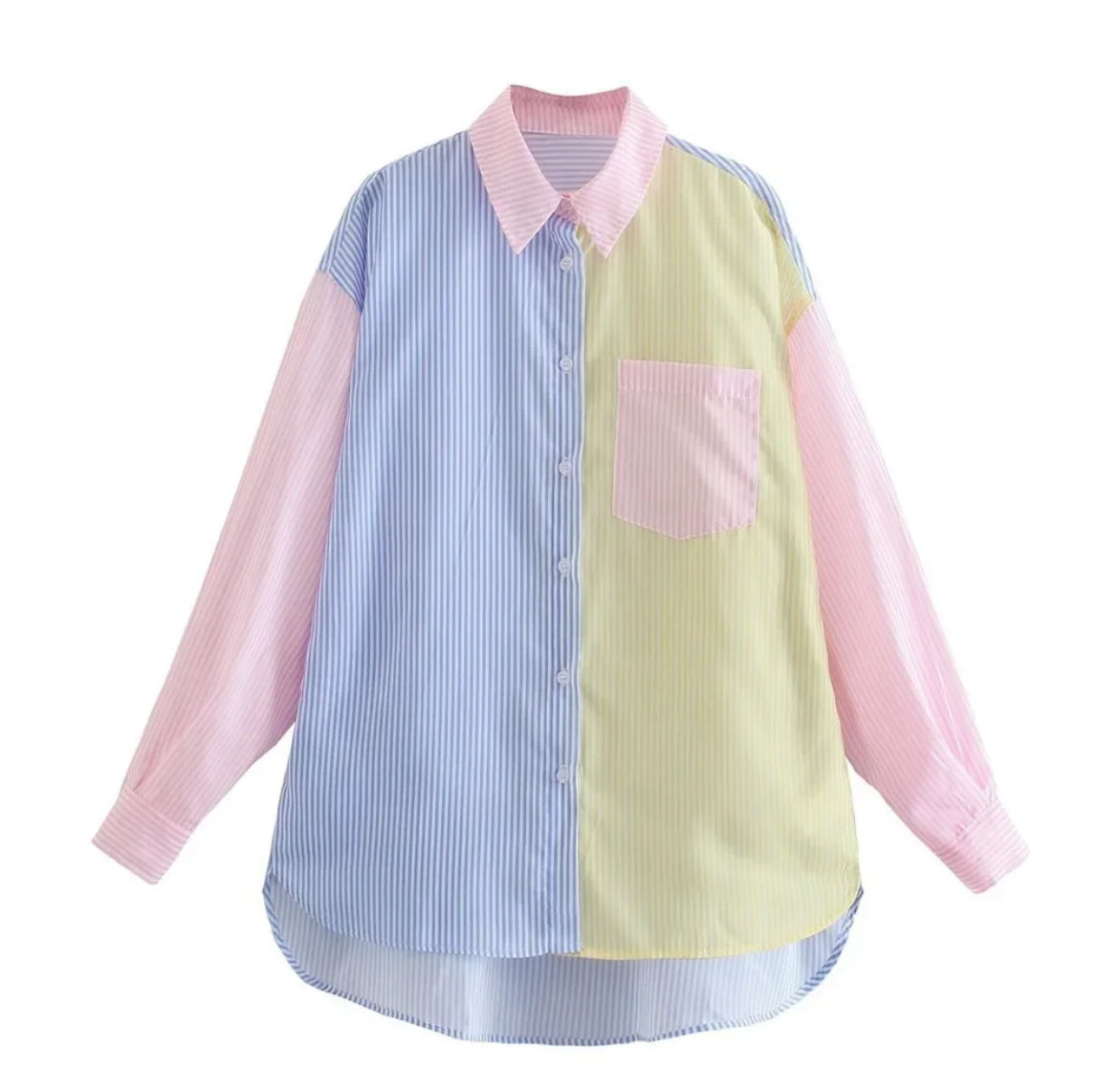 Pastel button down