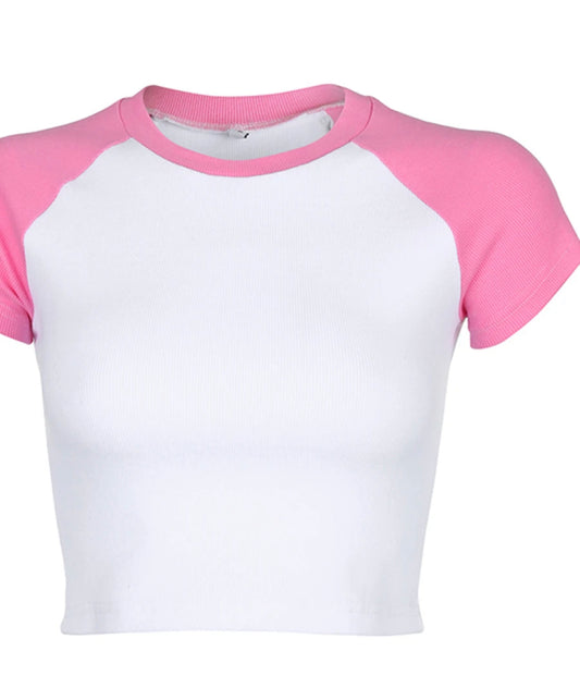 Color block T shirt