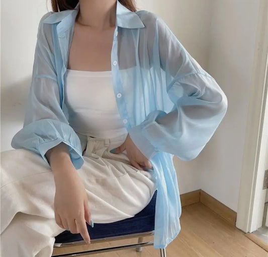 Chiffon Sunscreen Blouse