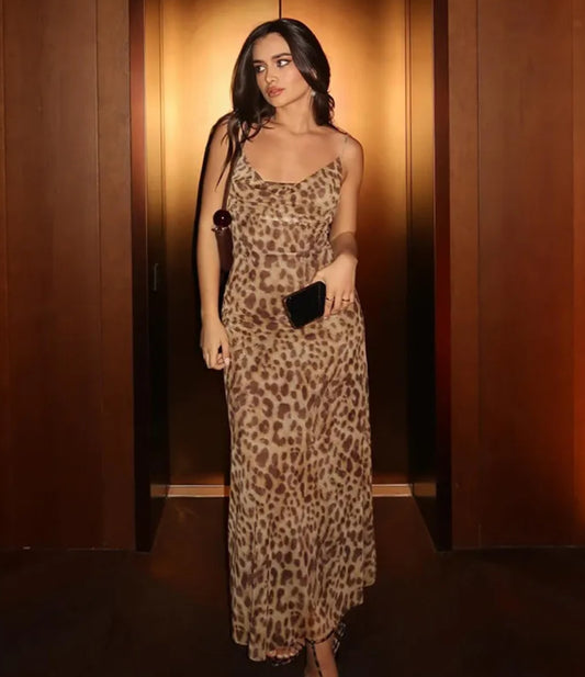 Vintage Leopard Dress