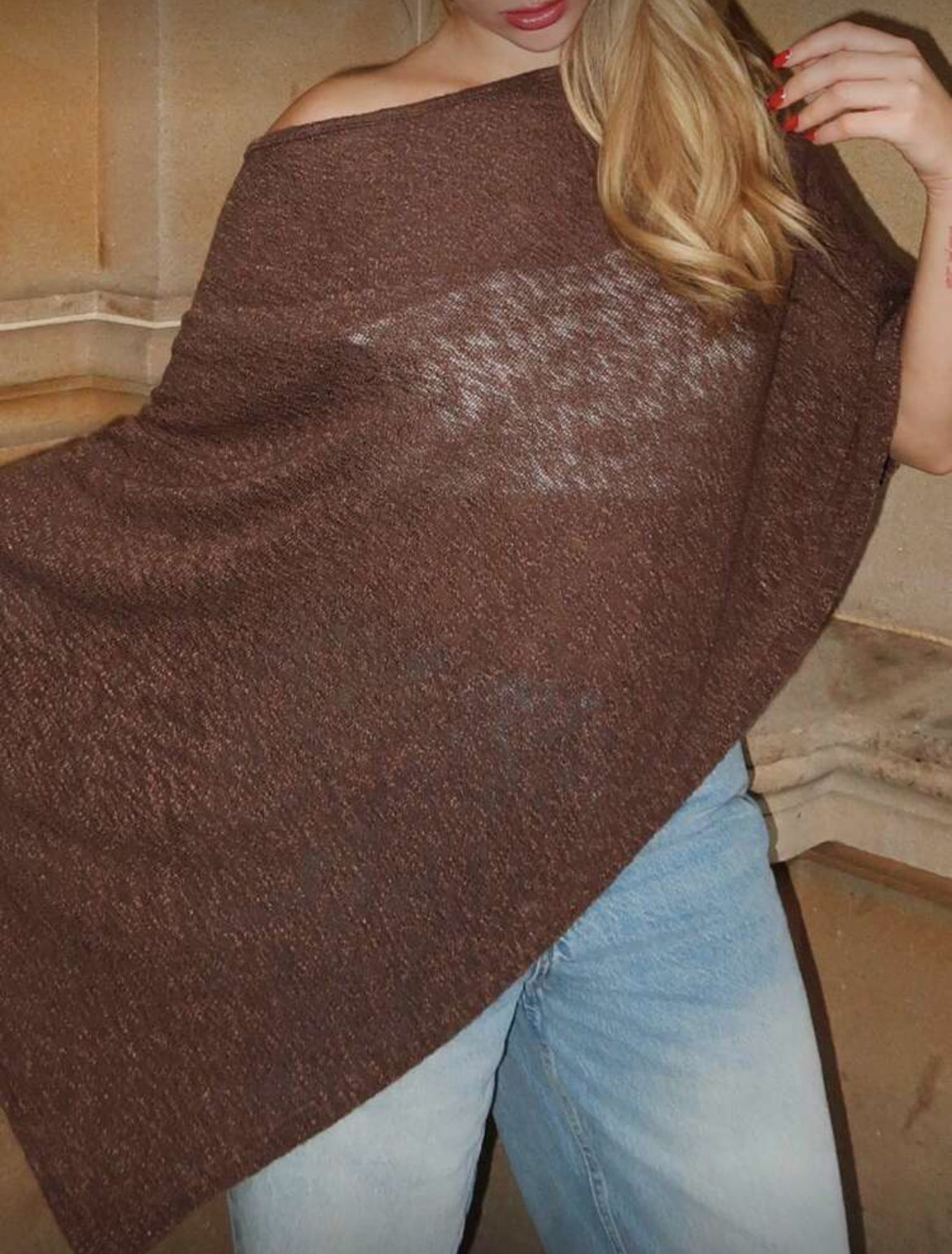 Asymmetrical Sheer Cover Up