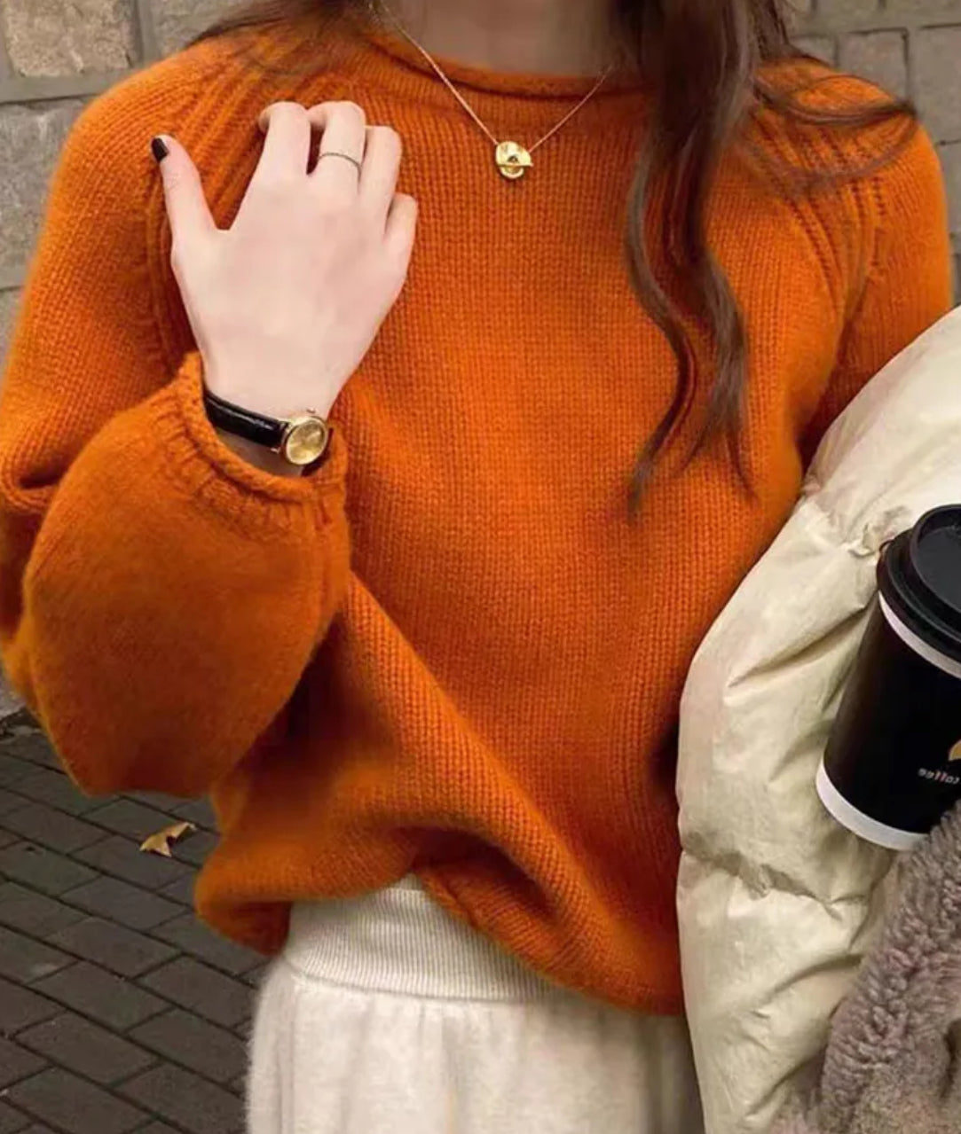 Loose sleeve Sweater