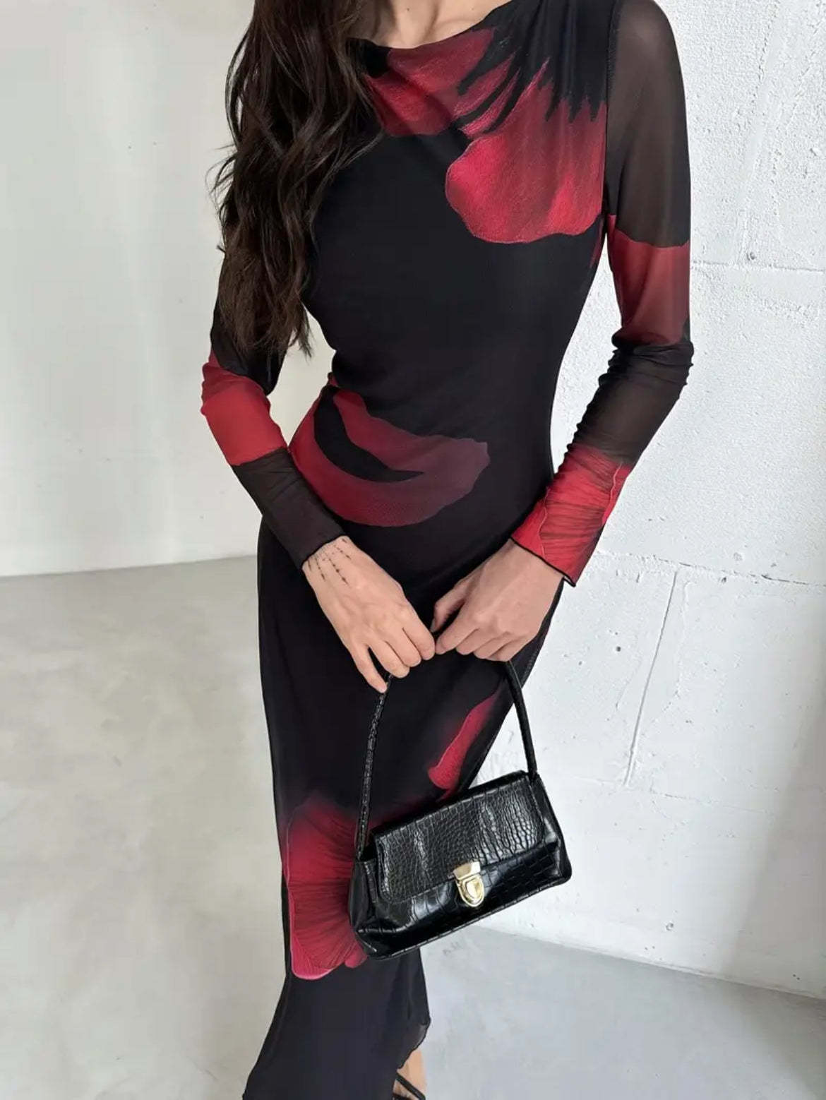 Elegant Floral Dress