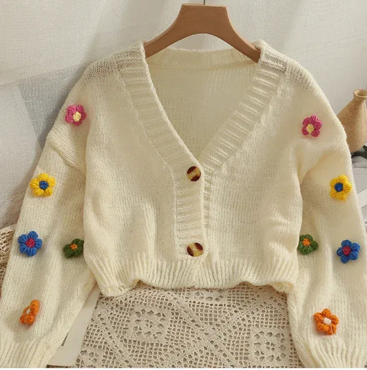 Flower cardigan