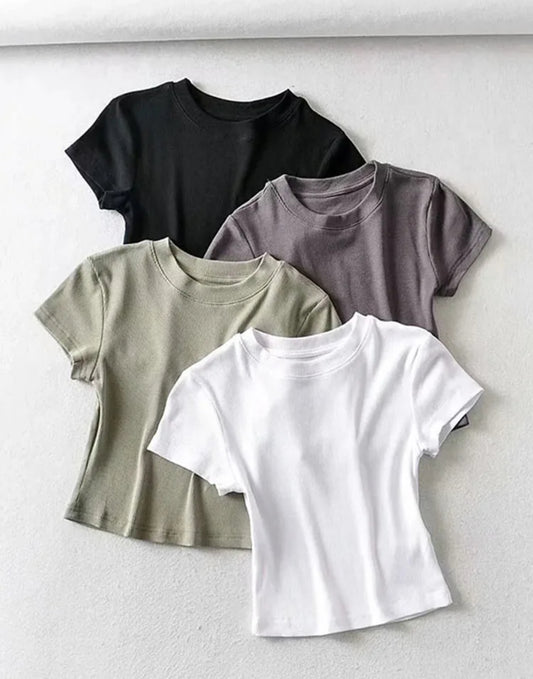 Summer crop tee