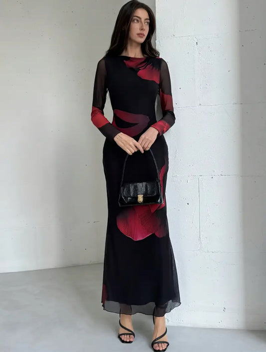 Elegant Floral Dress