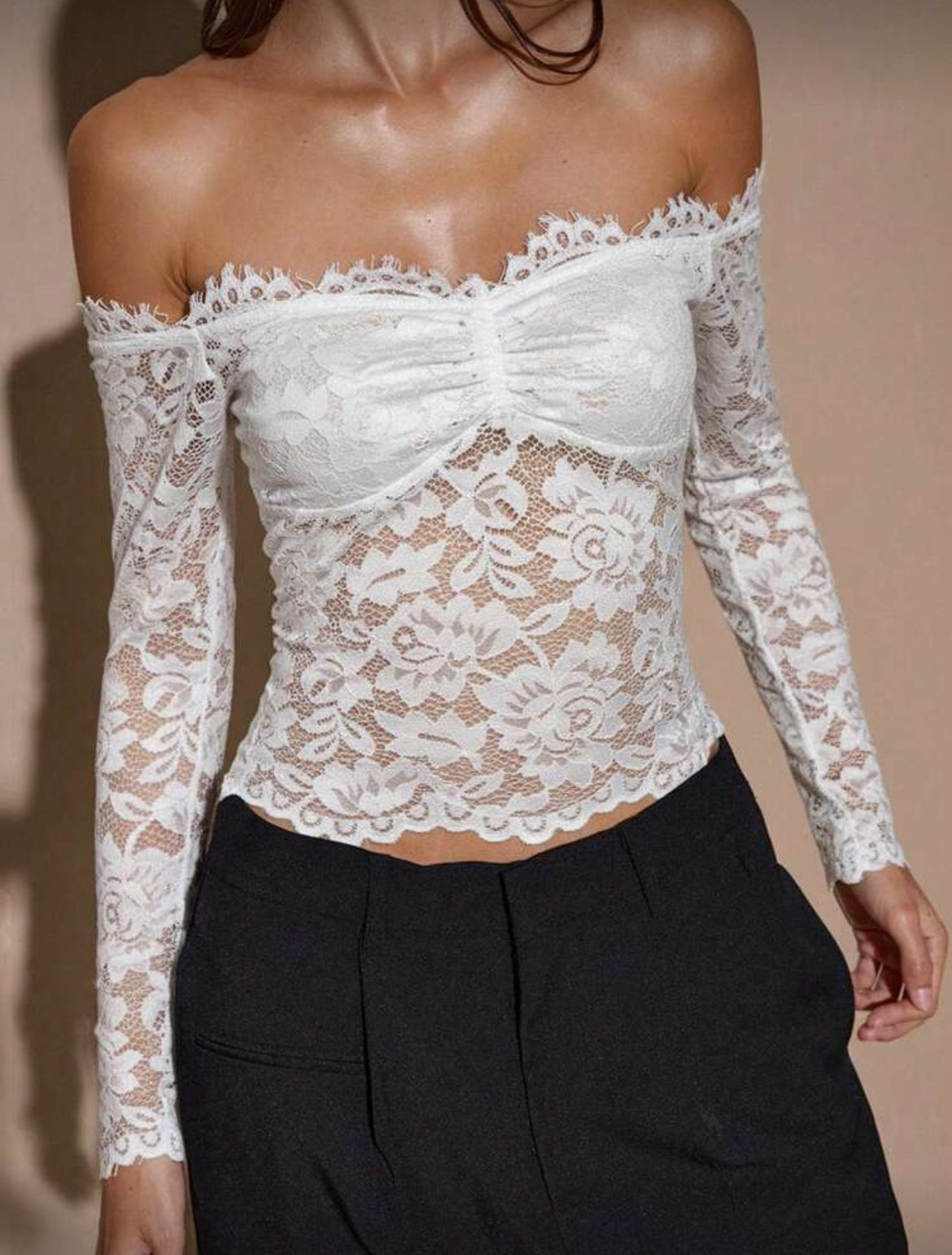 Day of the Dead Lace Top