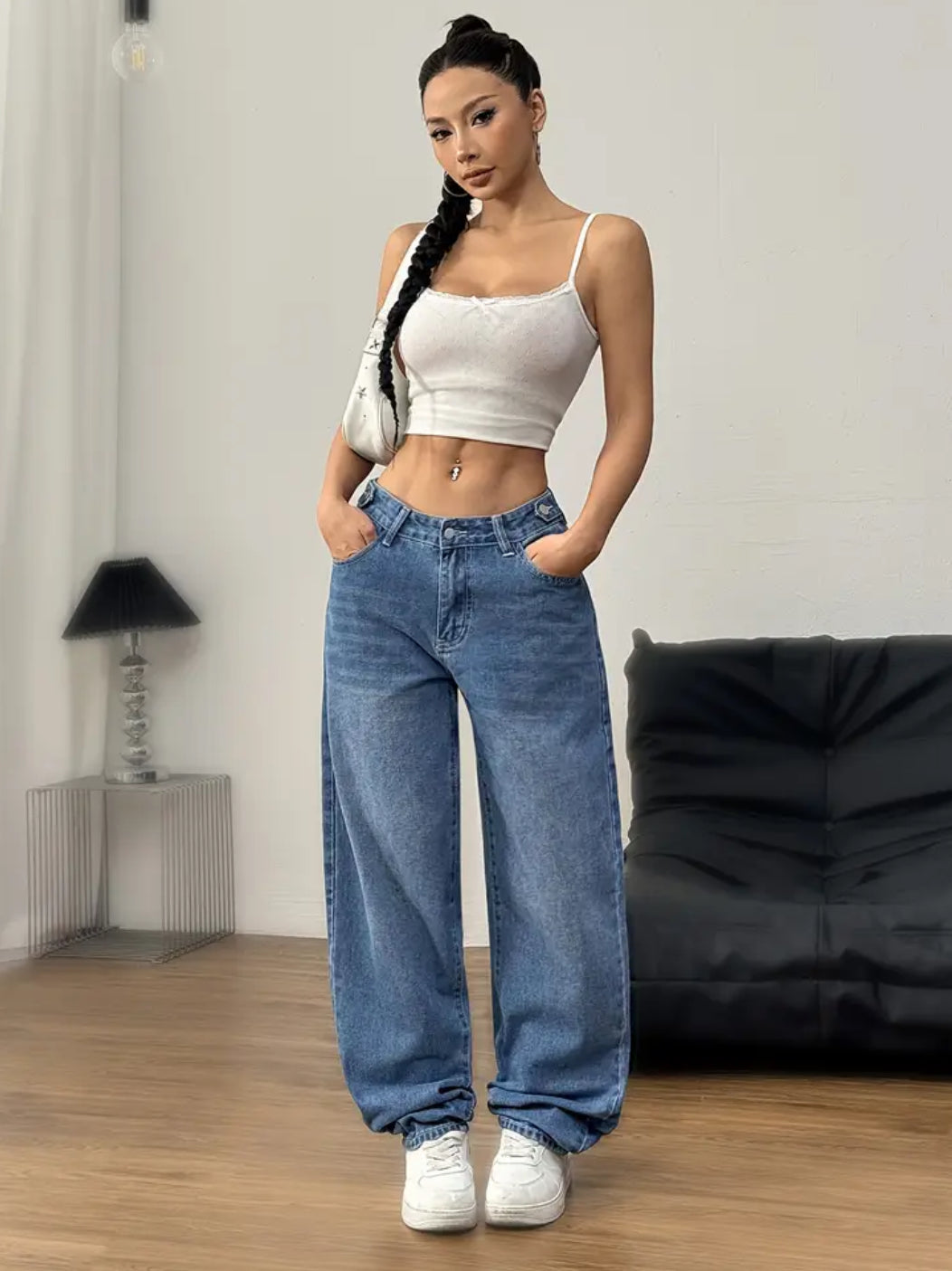 Boot cut low Waist jeans