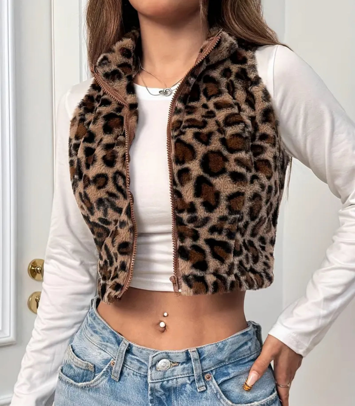 Teddy leopard Jacket