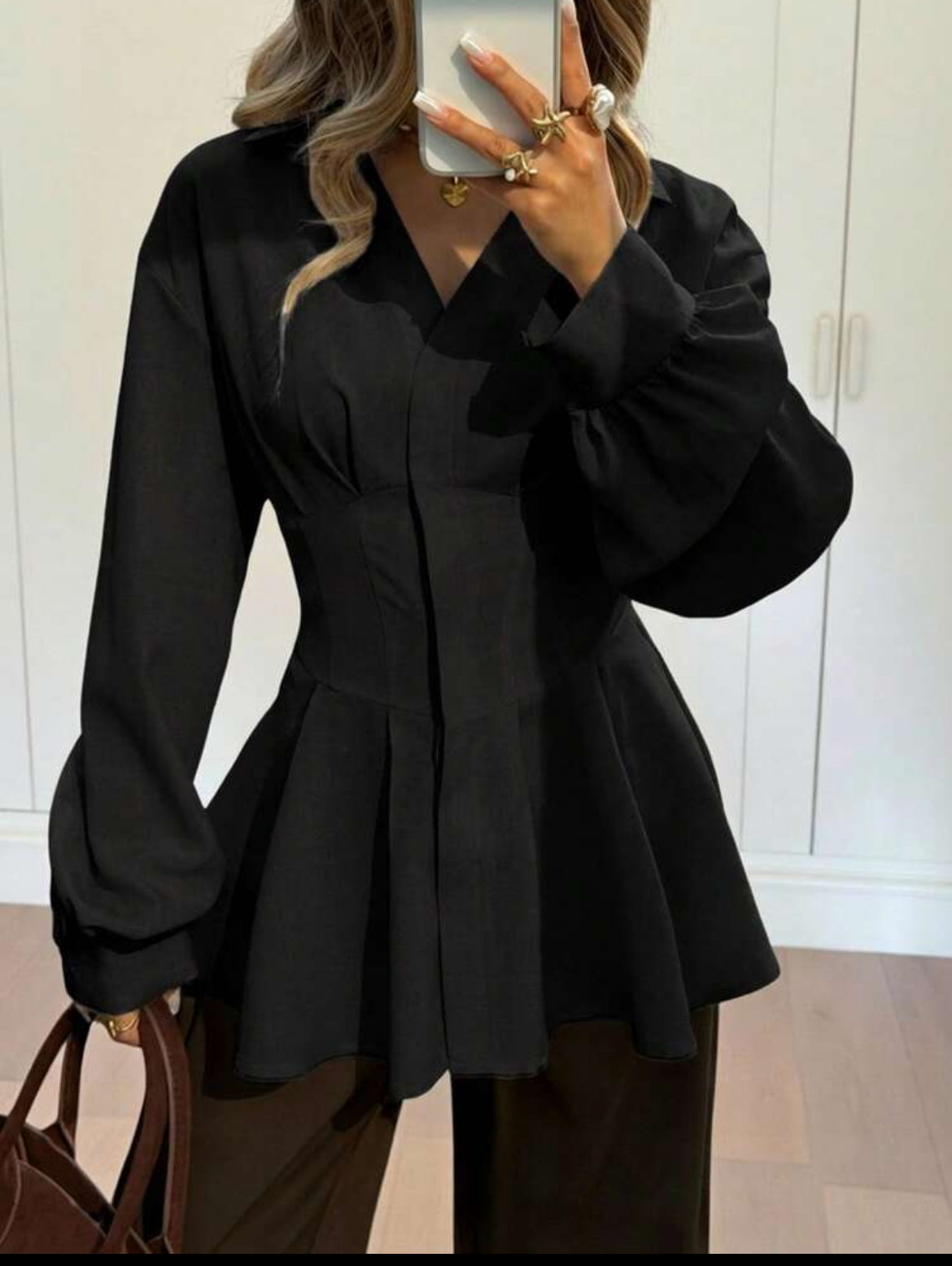 Peplum Blouse
