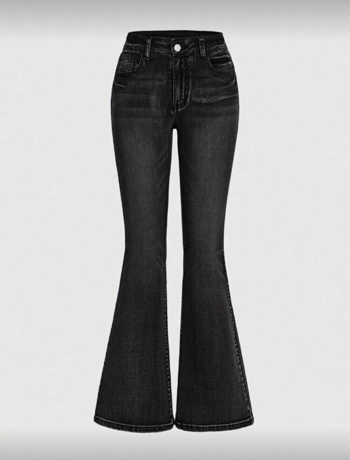 Flared Jeans black