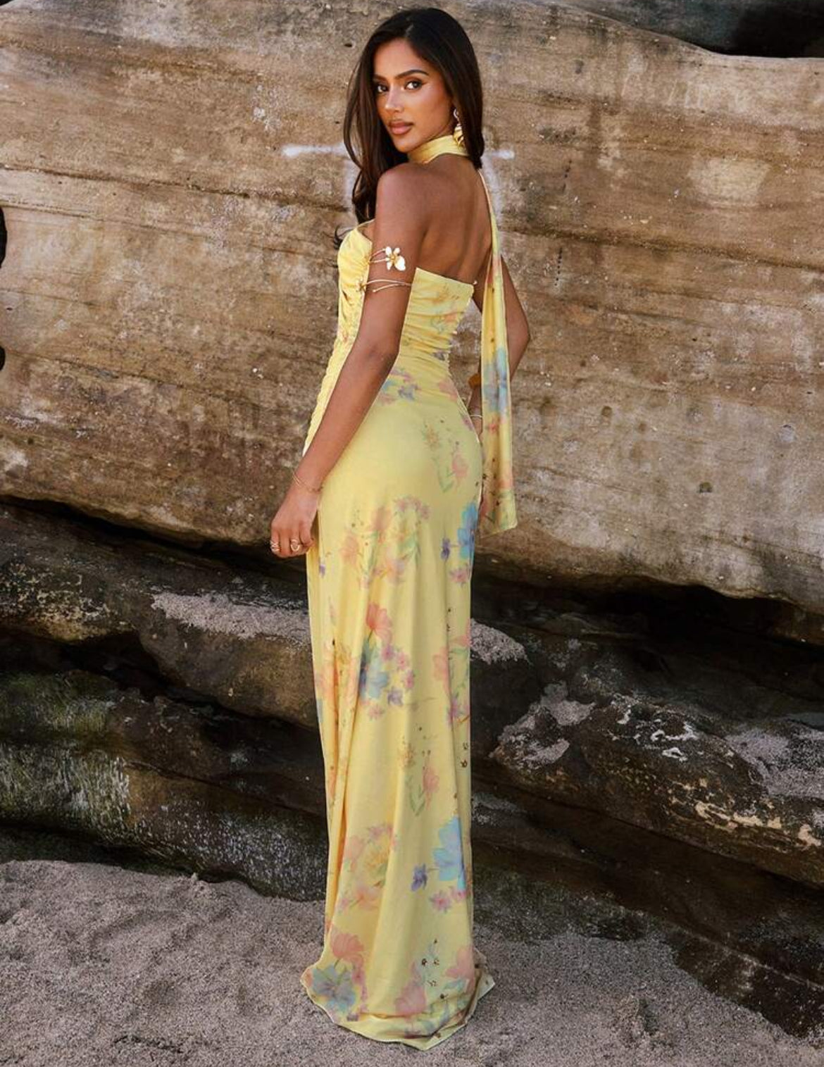 Floral Print Beach Dress