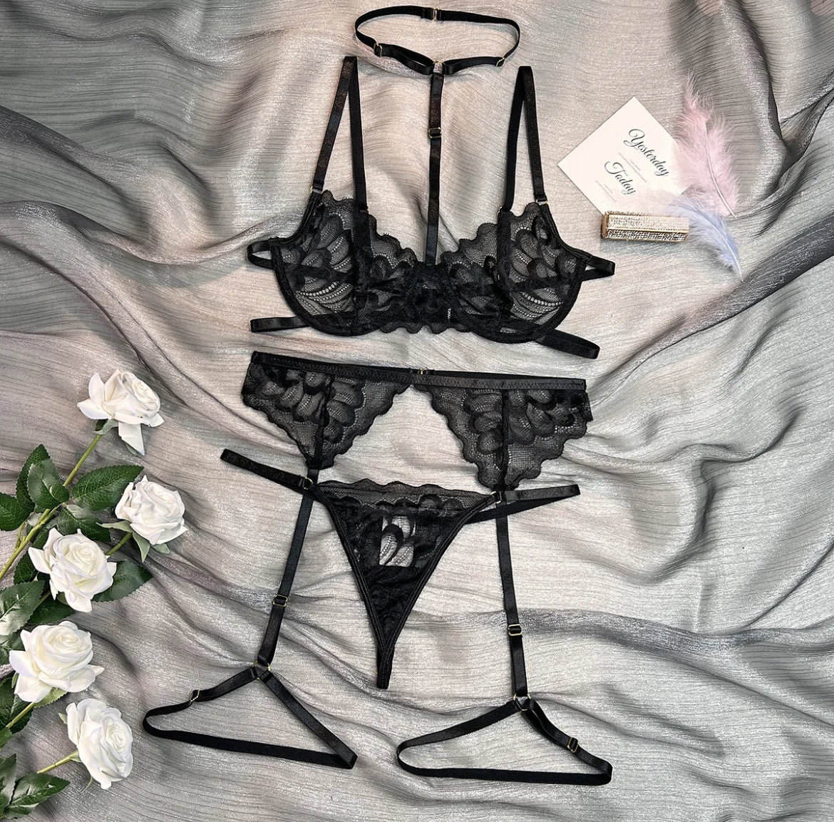 Embroidered Lingerie