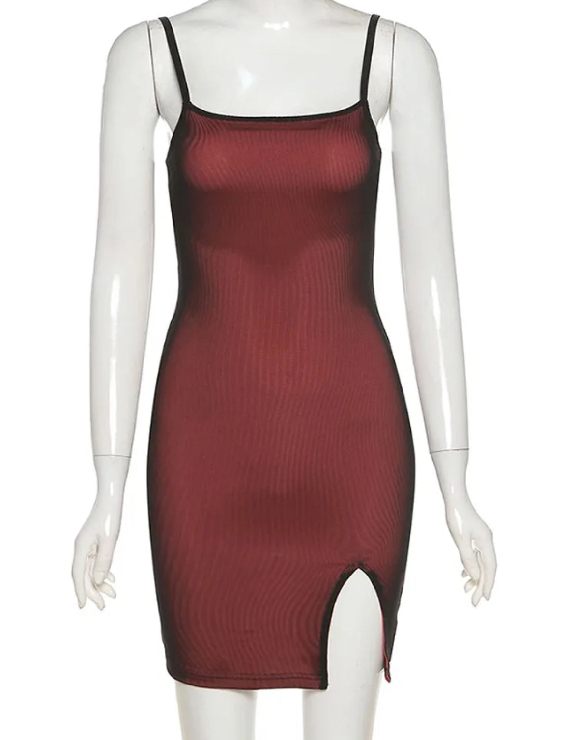 Mesh double layer bodycon