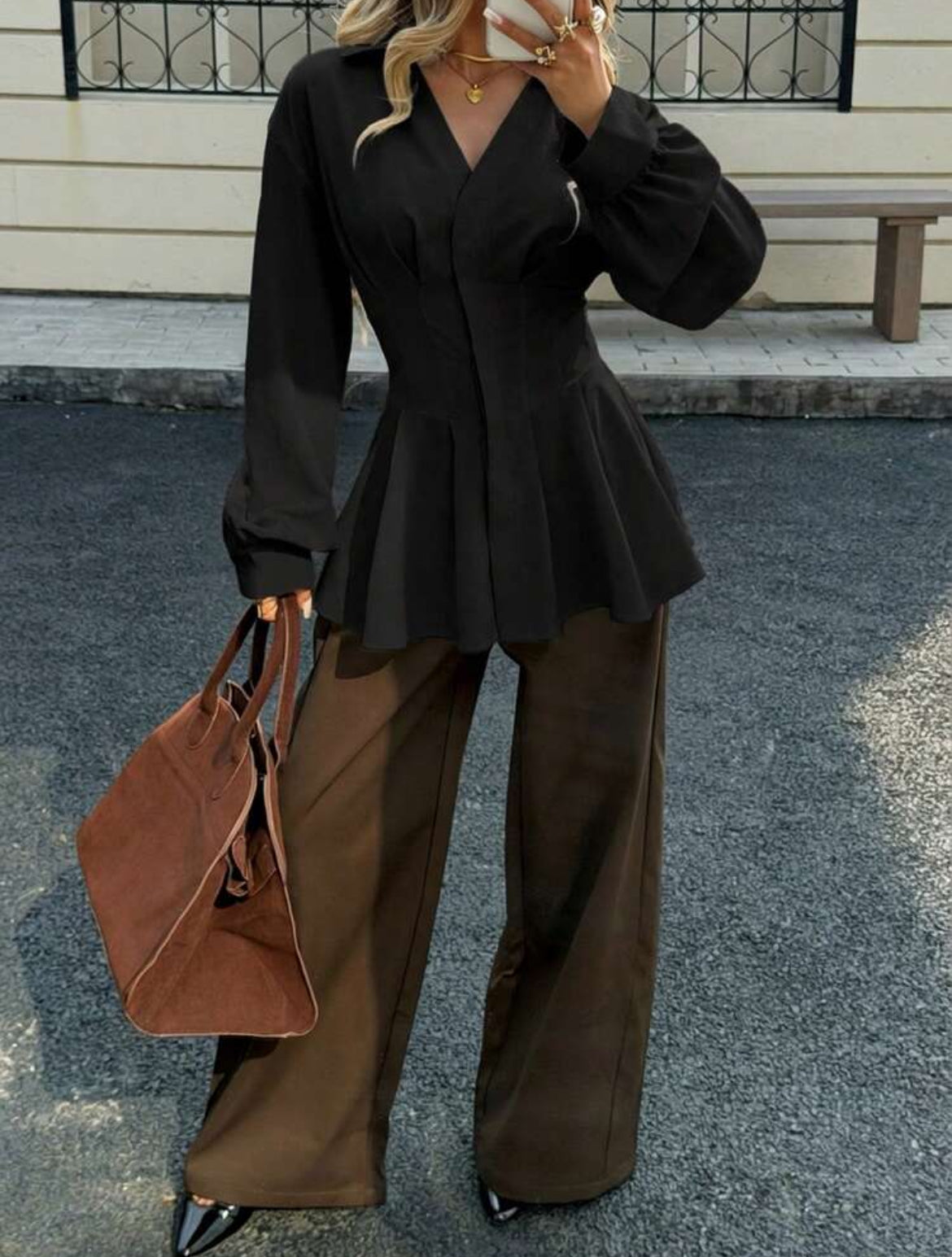 Peplum Blouse