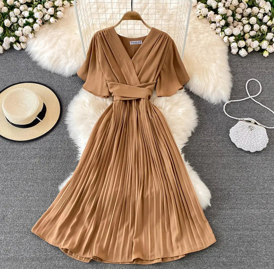 Pleated dress