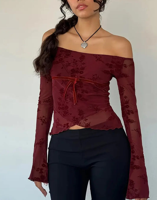 Mesh Blouse