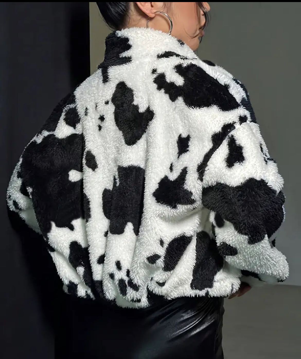 Cow Print Jacket