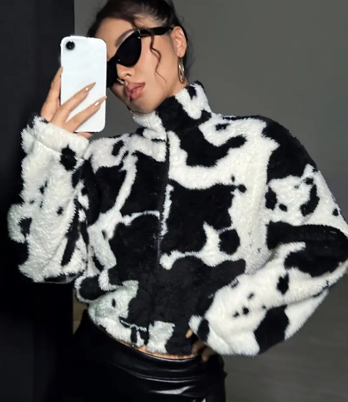 Cow Print Jacket