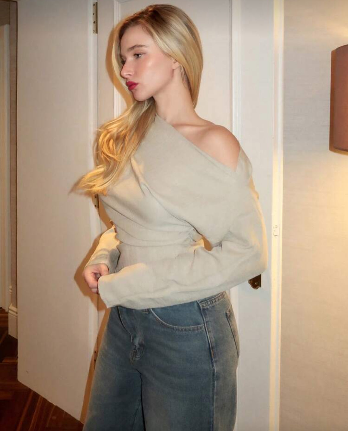 Linen Waist Pleated