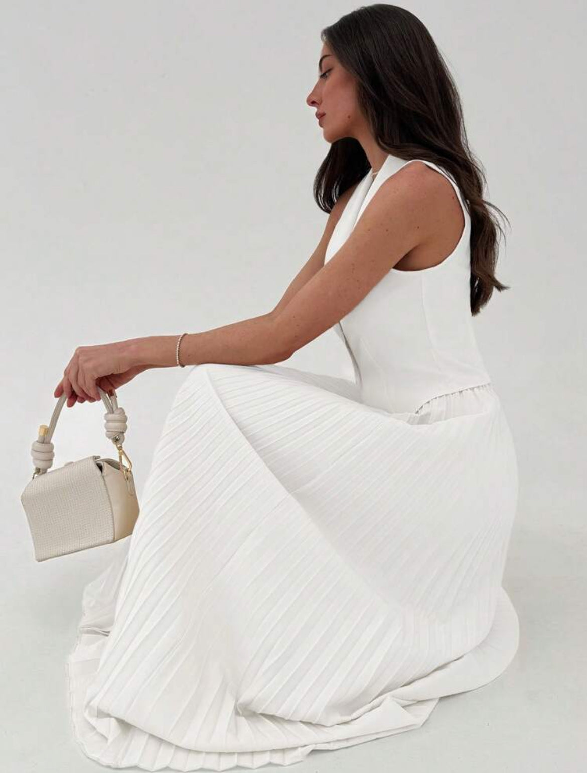 Elegant Vest & Skirt Set