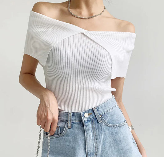 Turn-Down Collar Top