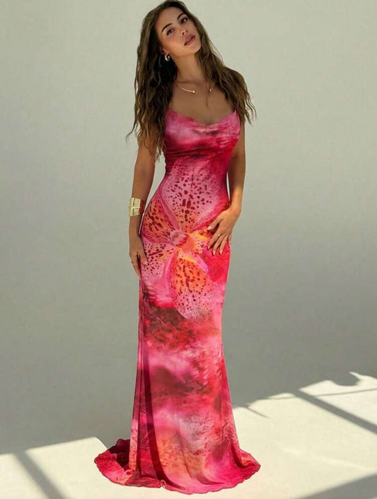 festive pink dress wow Pearl Duck Bow Dress – Seona Couture main image 0