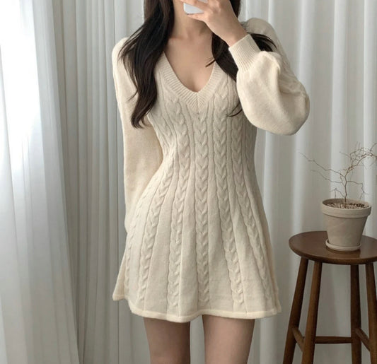 Knitted Short Dress