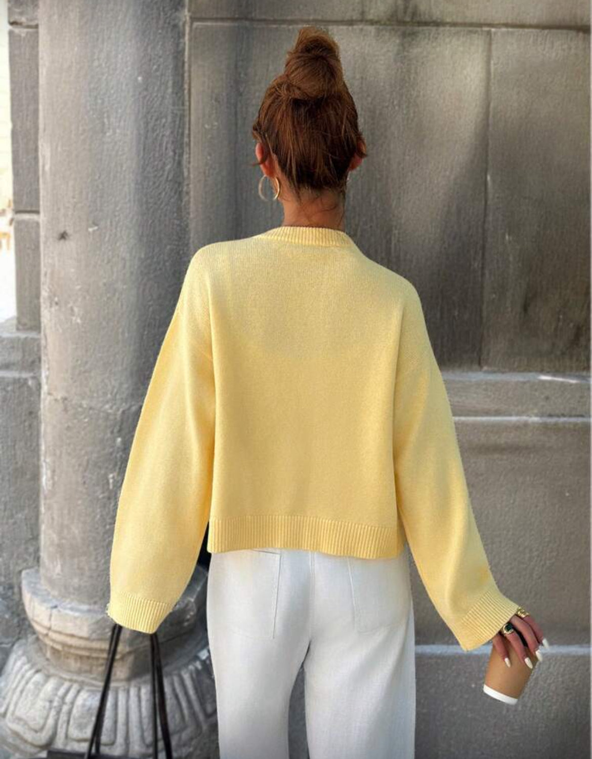 Bowknot Tie Sweater
