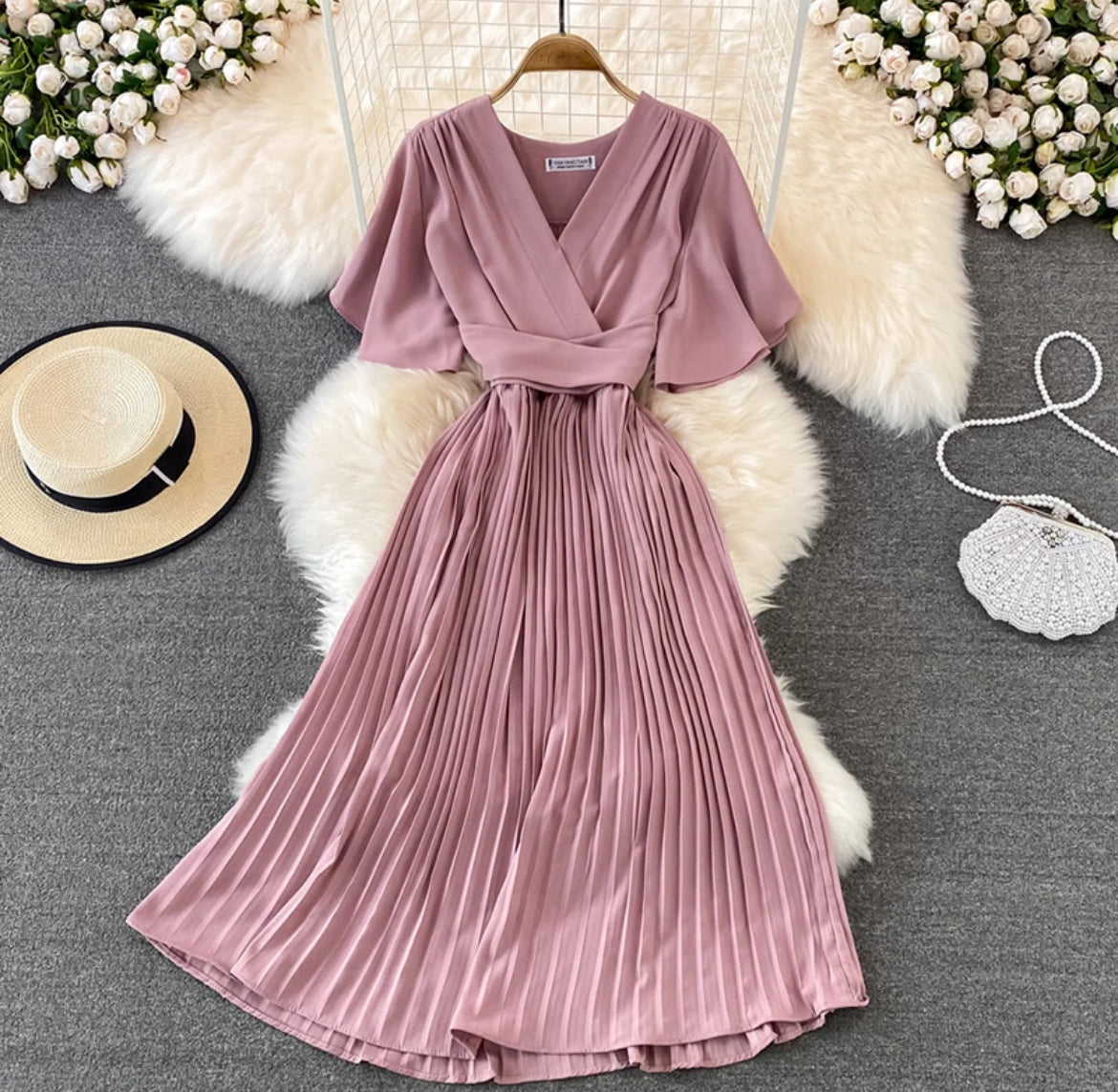 Pleated dress