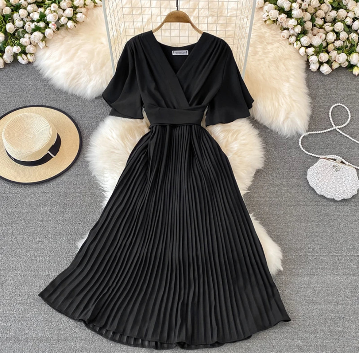 Pleated dress