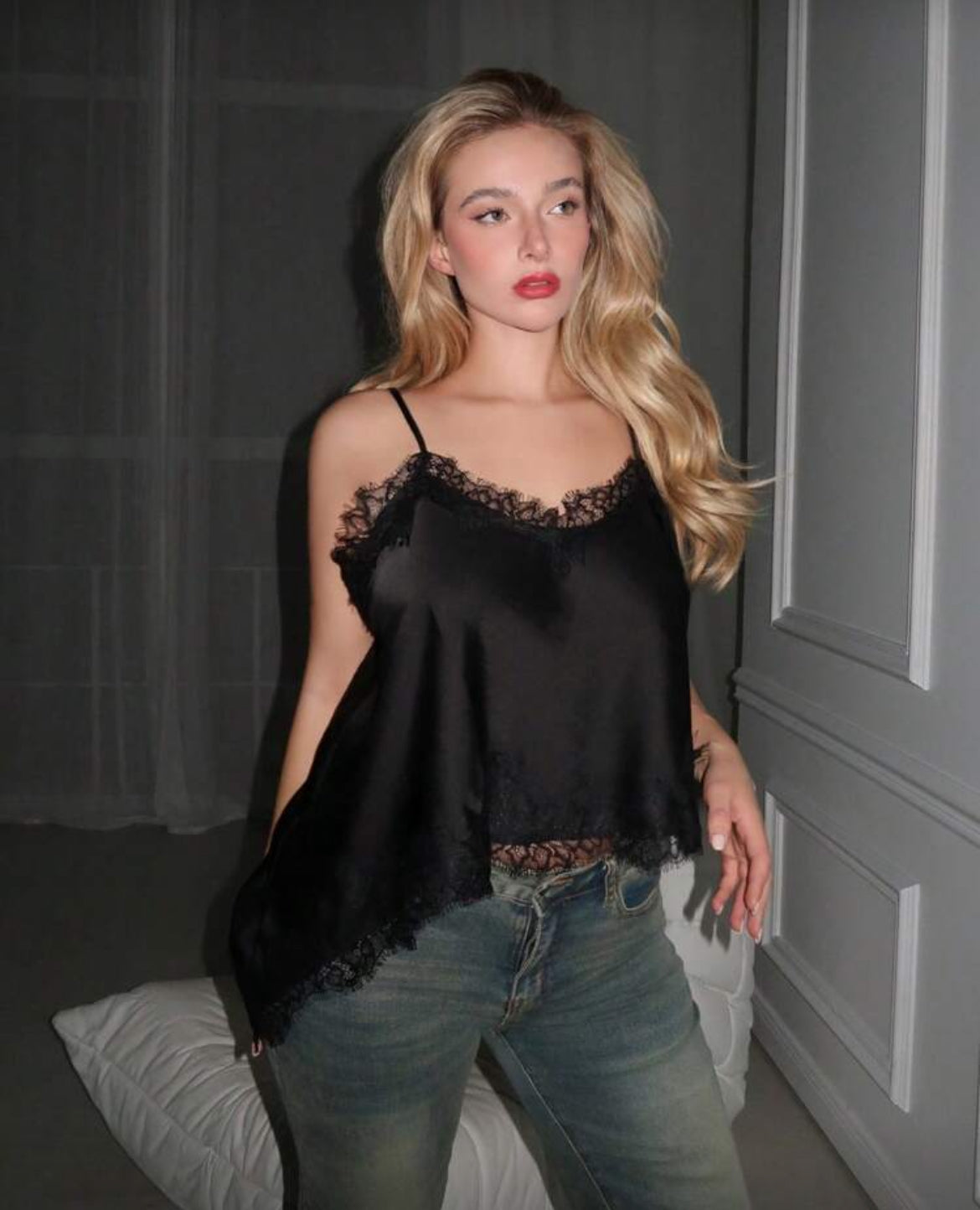 Satin Sexy Top