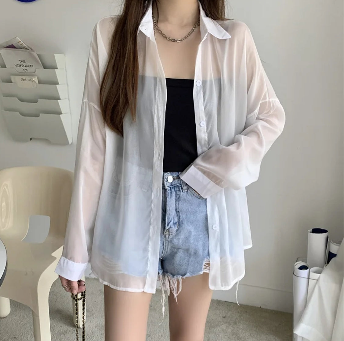 Chiffon Sunscreen Blouse