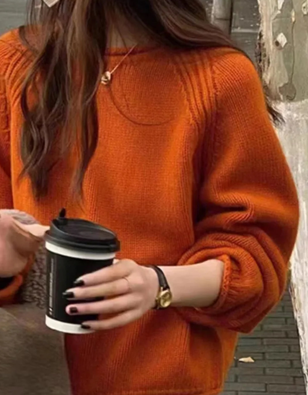 Loose sleeve Sweater