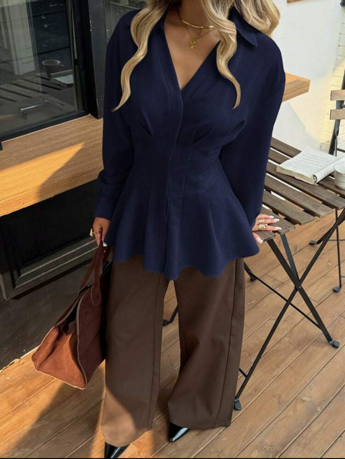 Peplum Blouse