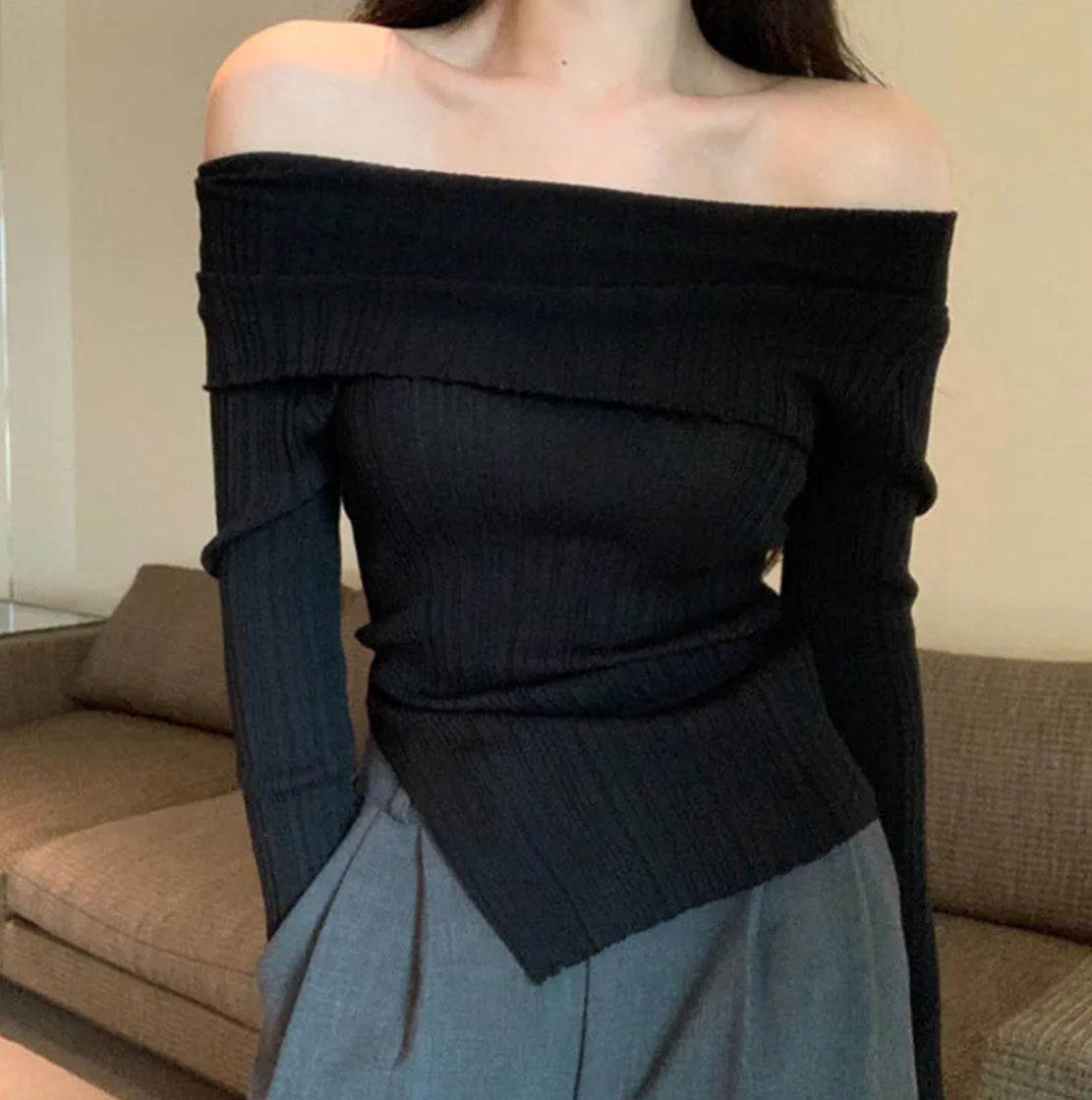 Off shoulder Sweater