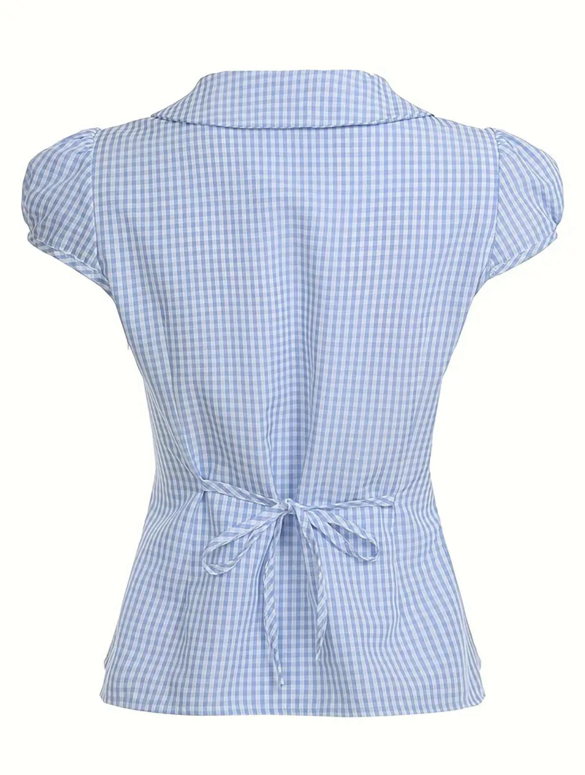 Blue Checkered Button Down
