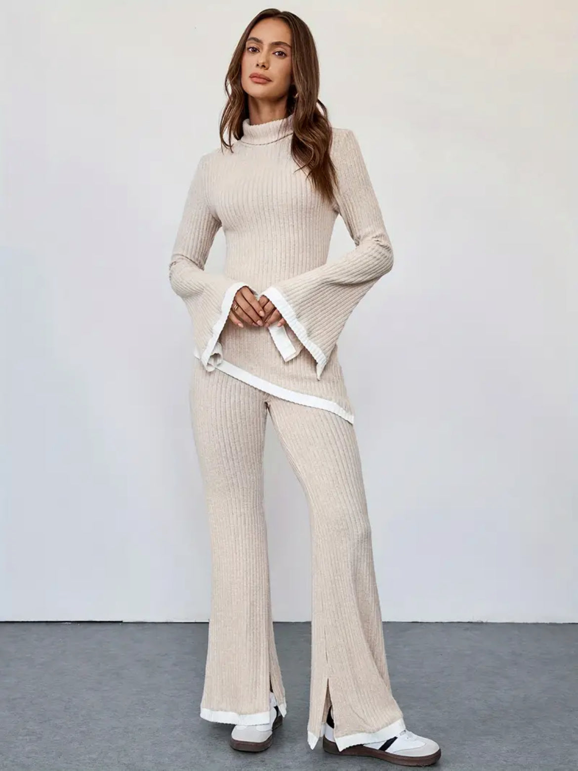 Knit Asymmetrical set