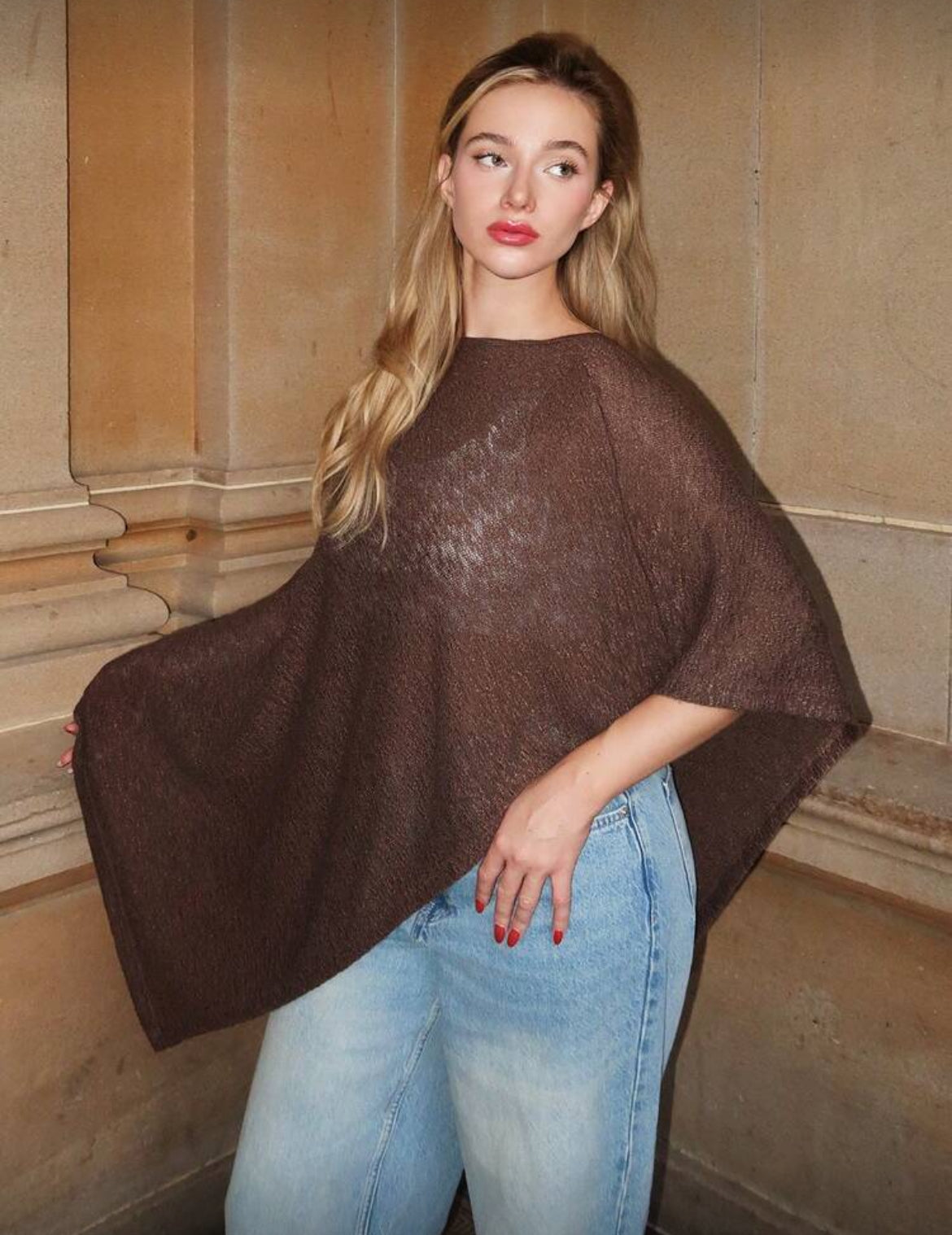 Asymmetrical Sheer Cover Up