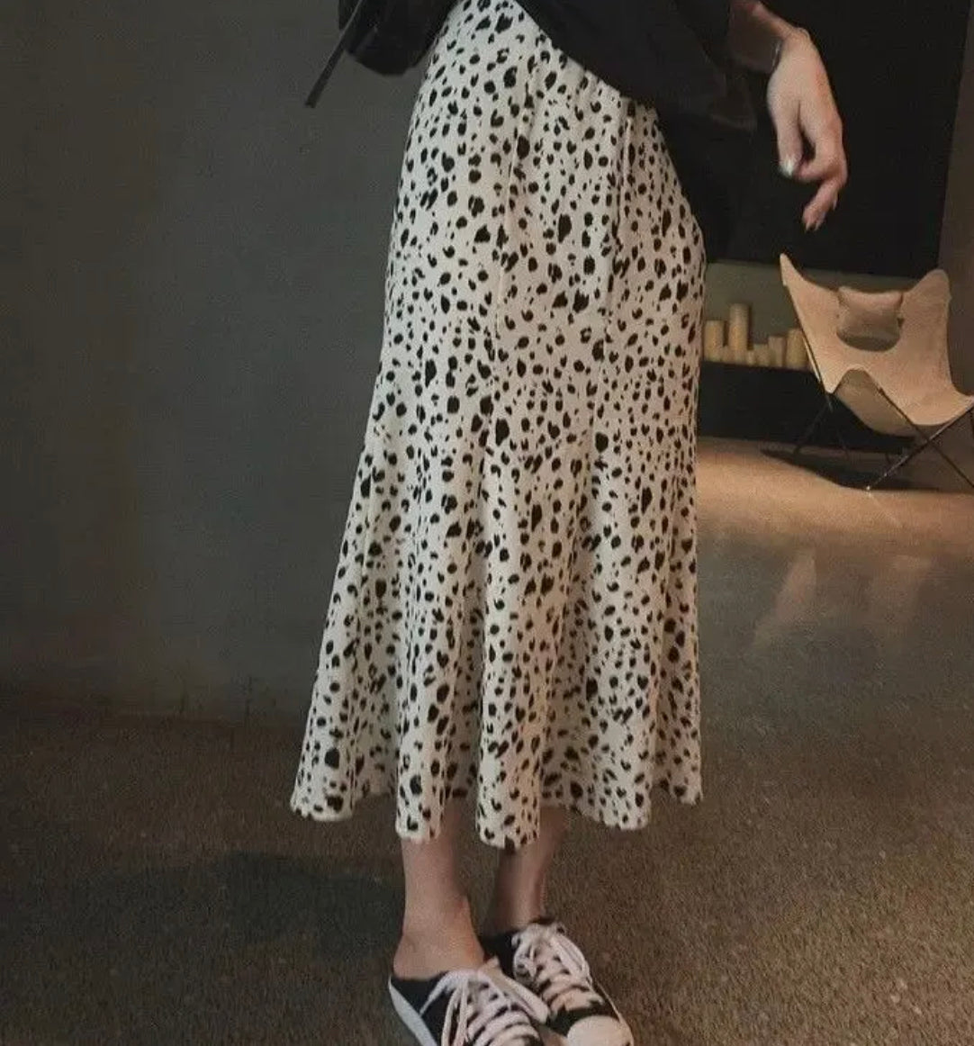 A-line Printed Skirt