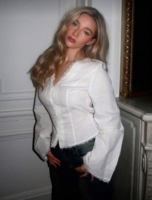 Plain White button down