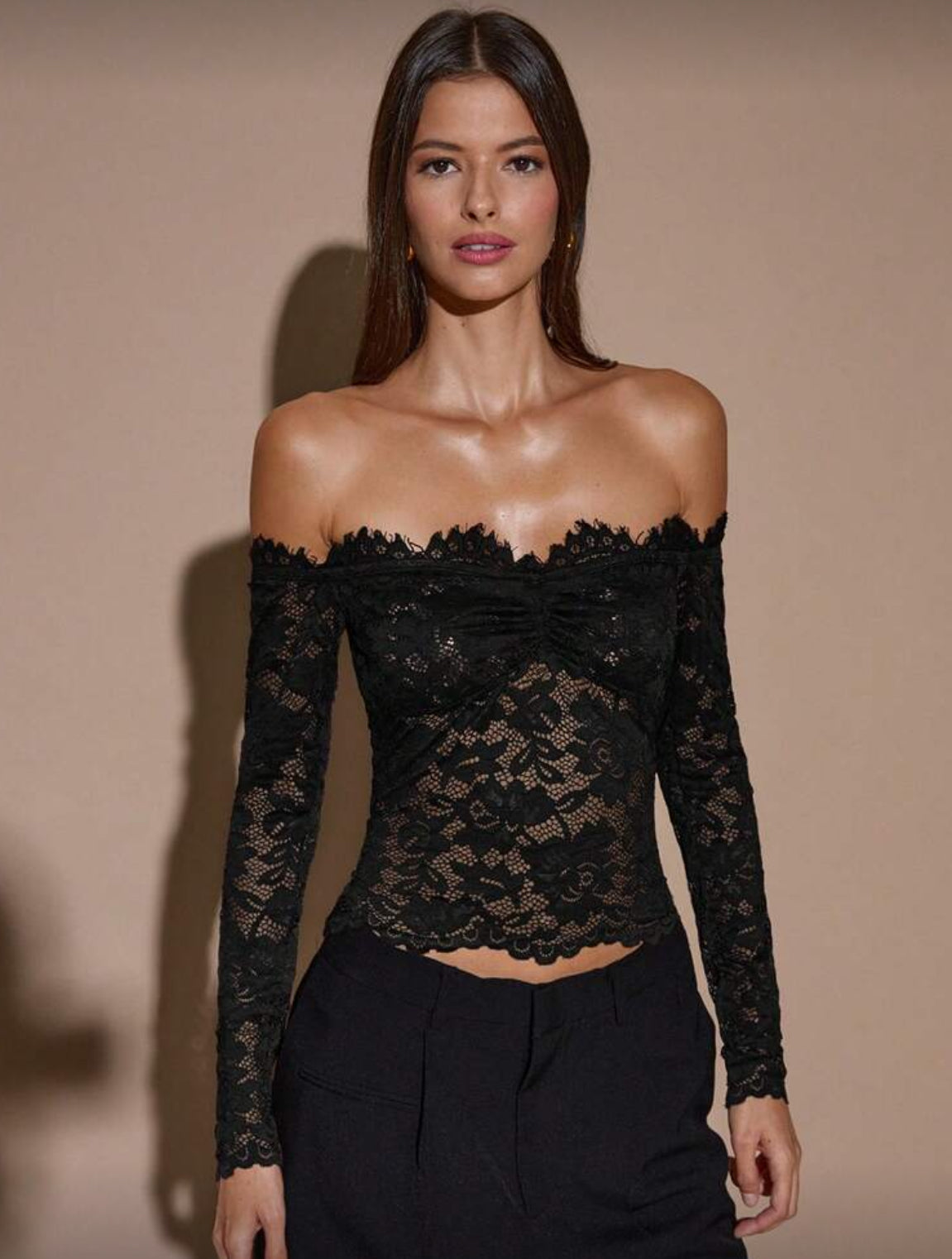 Day of the Dead Lace Top