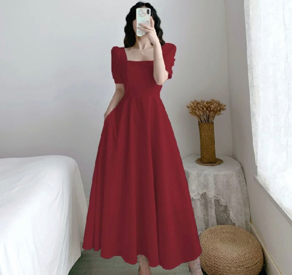 Puff Sleeve Dress