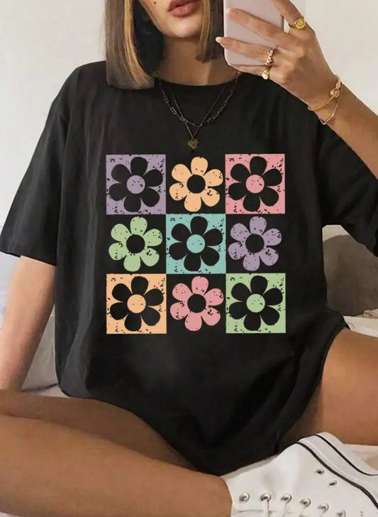 Flower oversized Tee