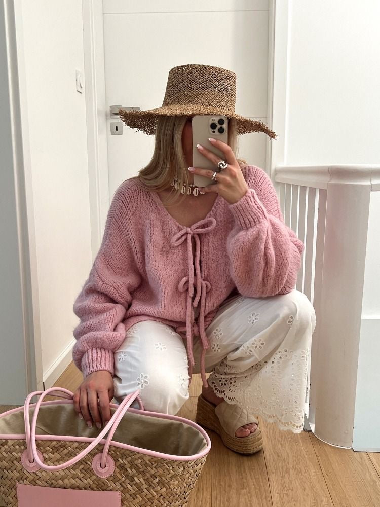 Cute Drawstring Sweater