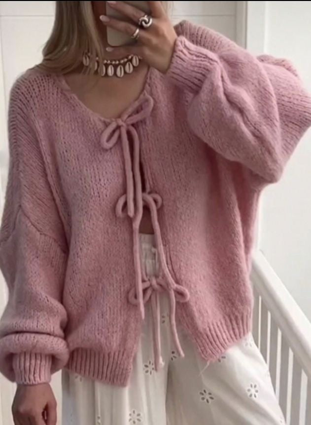 Cute Drawstring Sweater