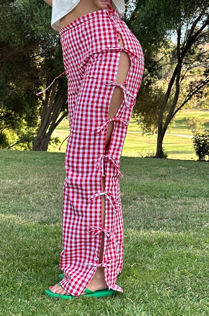 Gingham Pants