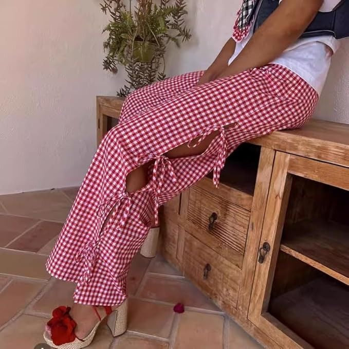 Gingham Pants
